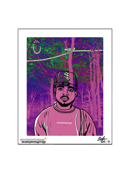 CHANCE THE RAPPER - BACKWOODS - Limited Print by BOYSDONTDRAW