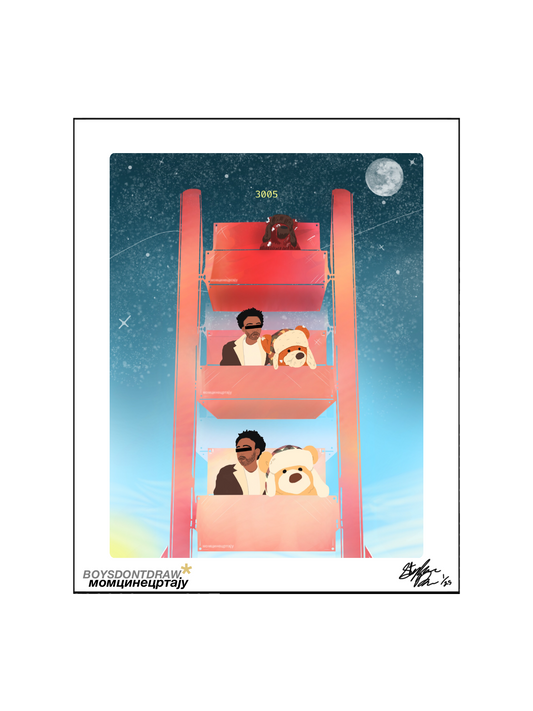 CHILDISH GAMBINO - 3005 - Limited Print by BOYSDONTDRAW