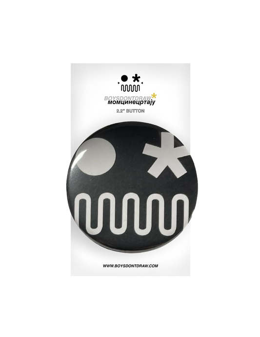 ROBO FACE (CLASSIC) - 2.2" inch Button by BOYSDONTDRAW