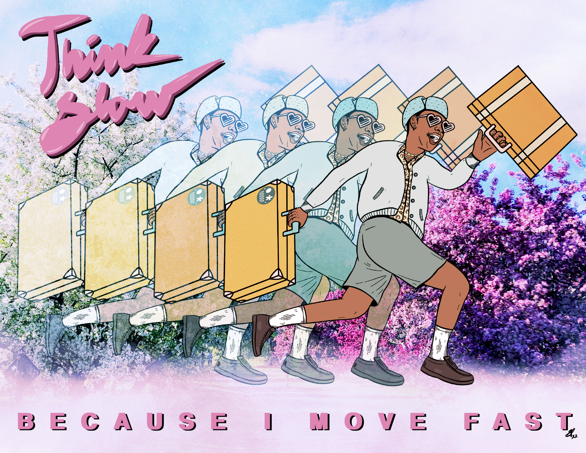 TYLER THE CREATOR - THINK SLOW!* - Limited Print by BOYSDONTDRAW