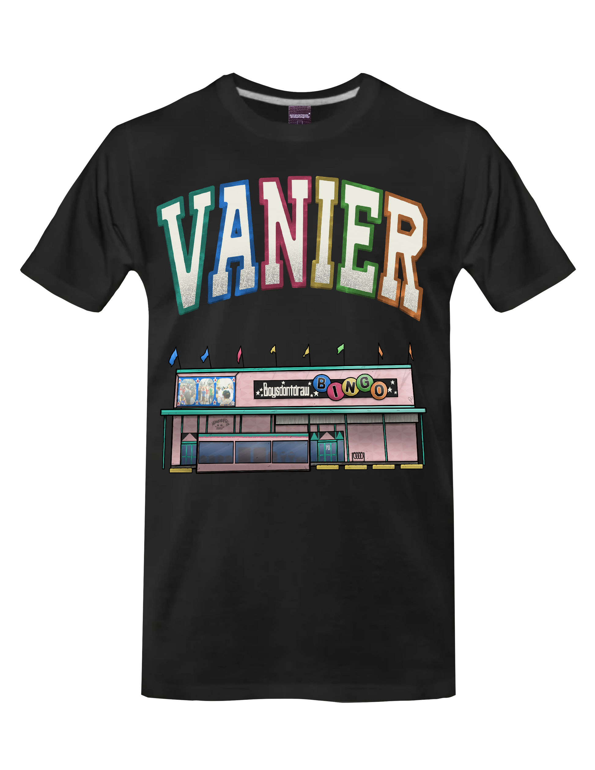VANIER* // OTTAWA (Black) - T-Shirt by BOYSDONTDRAW