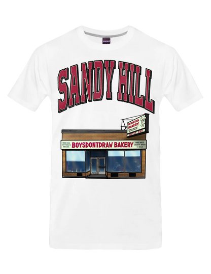 SANDY HILL* (White) - T-Shirt