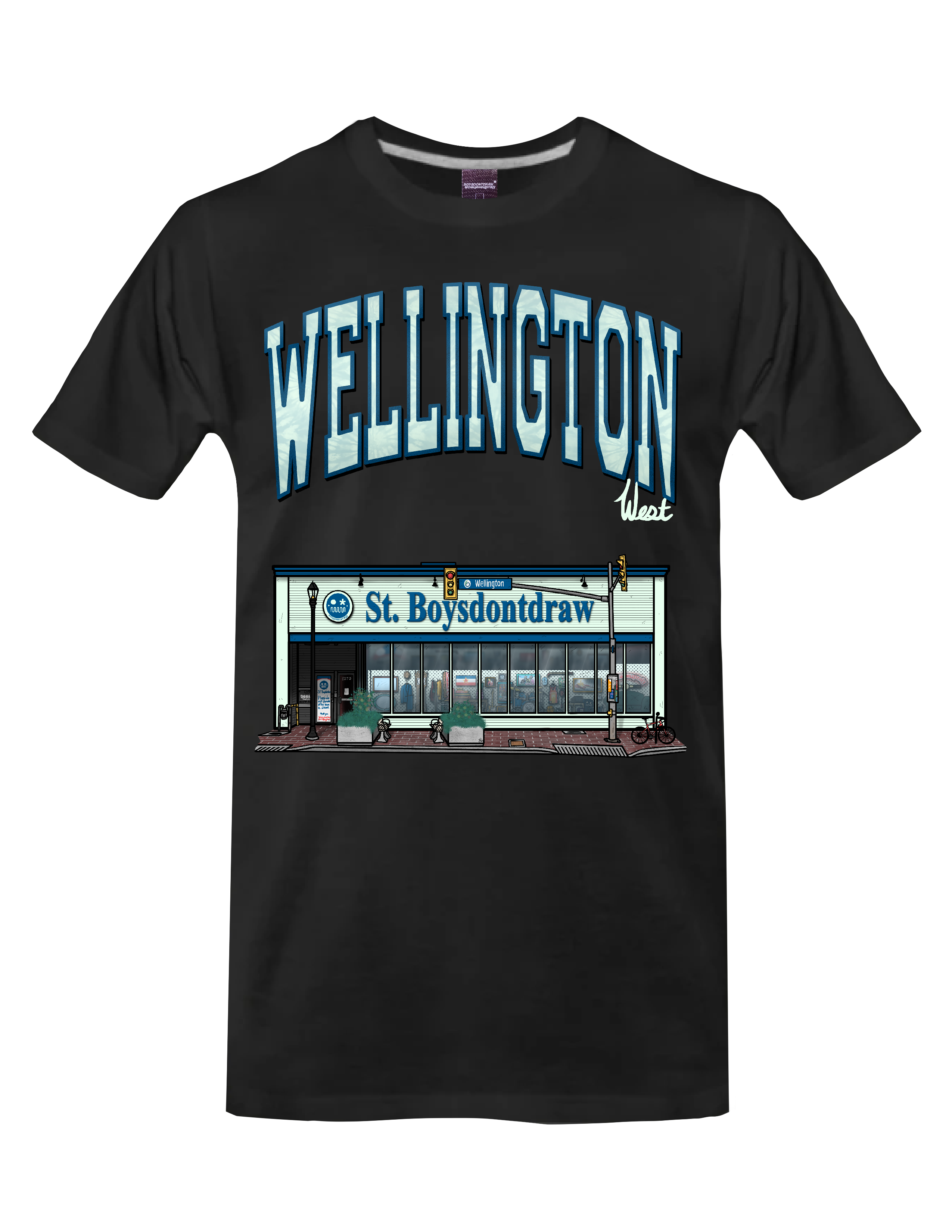 WELLINGTON WEST* (Black) - T-Shirt