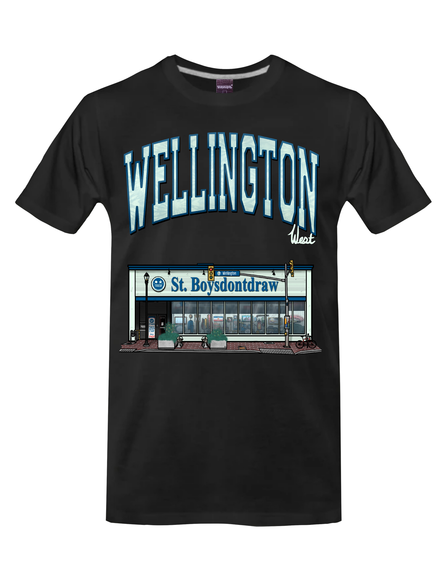 WELLINGTON WEST* (Black) - T-Shirt