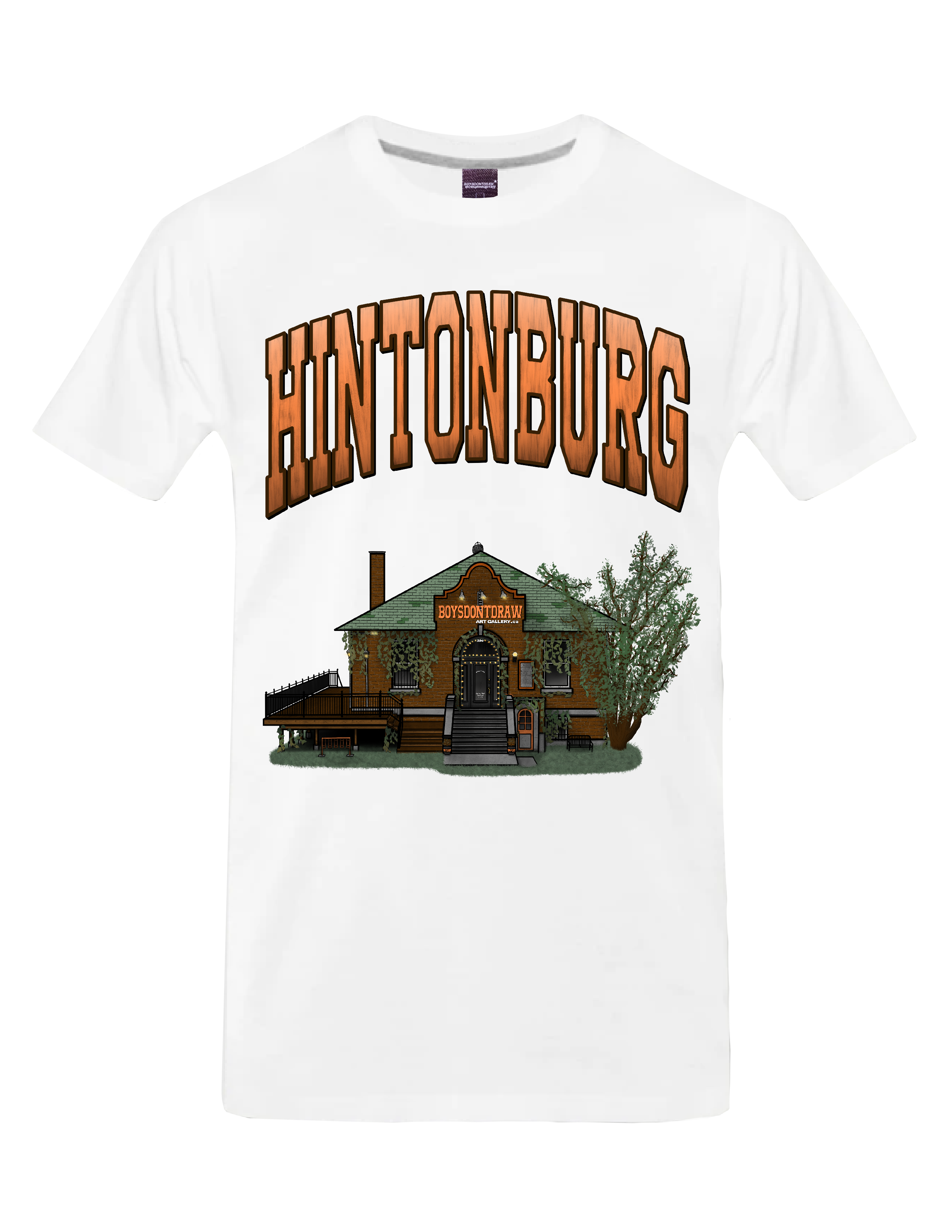 HINTONBURG* (White) - T-Shirt