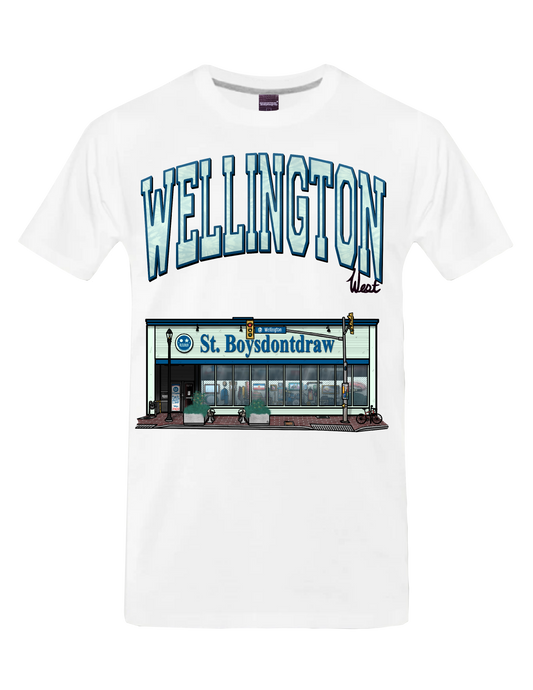 WELLINGTON WEST* (White) - T-Shirt