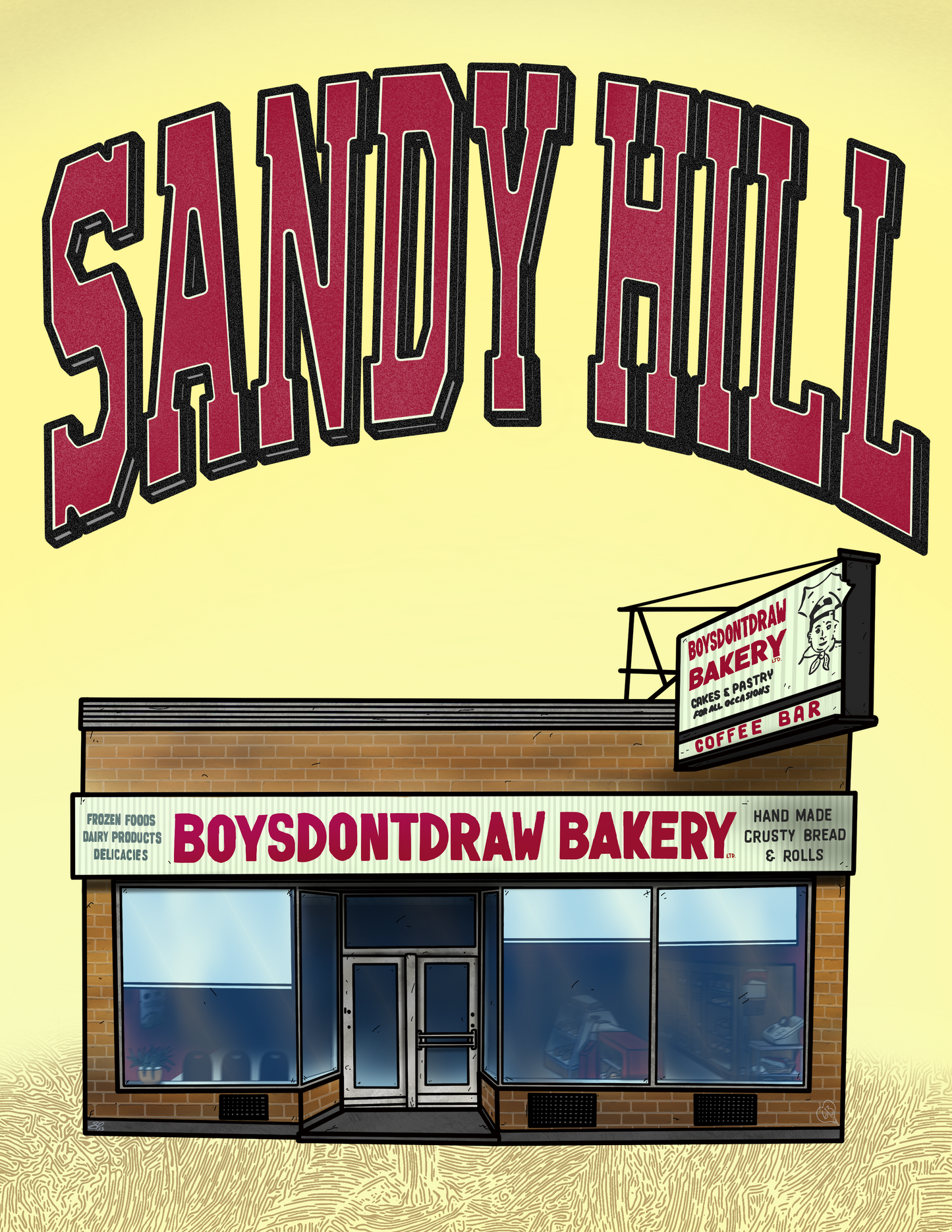 SANDY HILL* // OTTAWA - Limited Poster by BOYSDONTDRAW