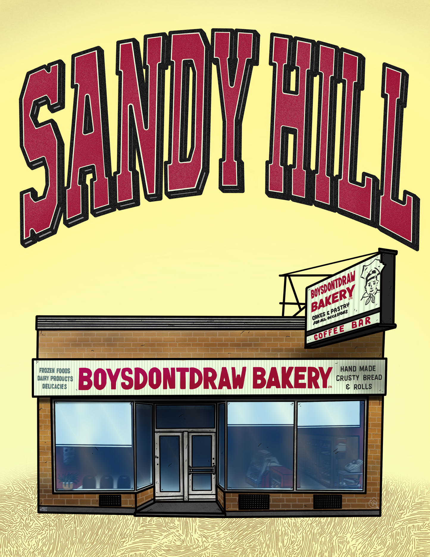 SANDY HILL* // OTTAWA - Limited Print by BOYSDONTDRAW