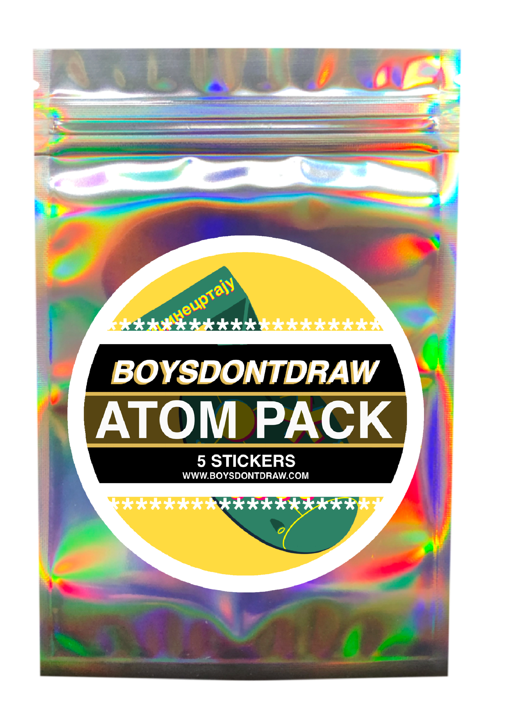 ATOM PACK (5) - Sticker Package