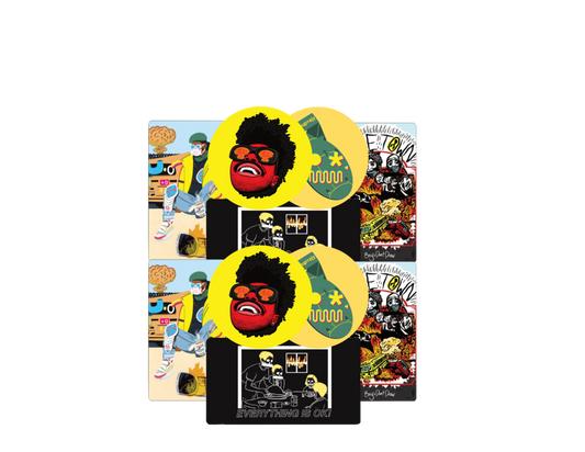 ATOM PACK (10) - Sticker Package - BOYSDONTDRAW