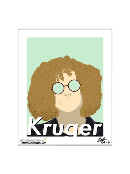 BARBARA KRUGER - KRUGER* - Limited Print by BOYSDONTDRAW