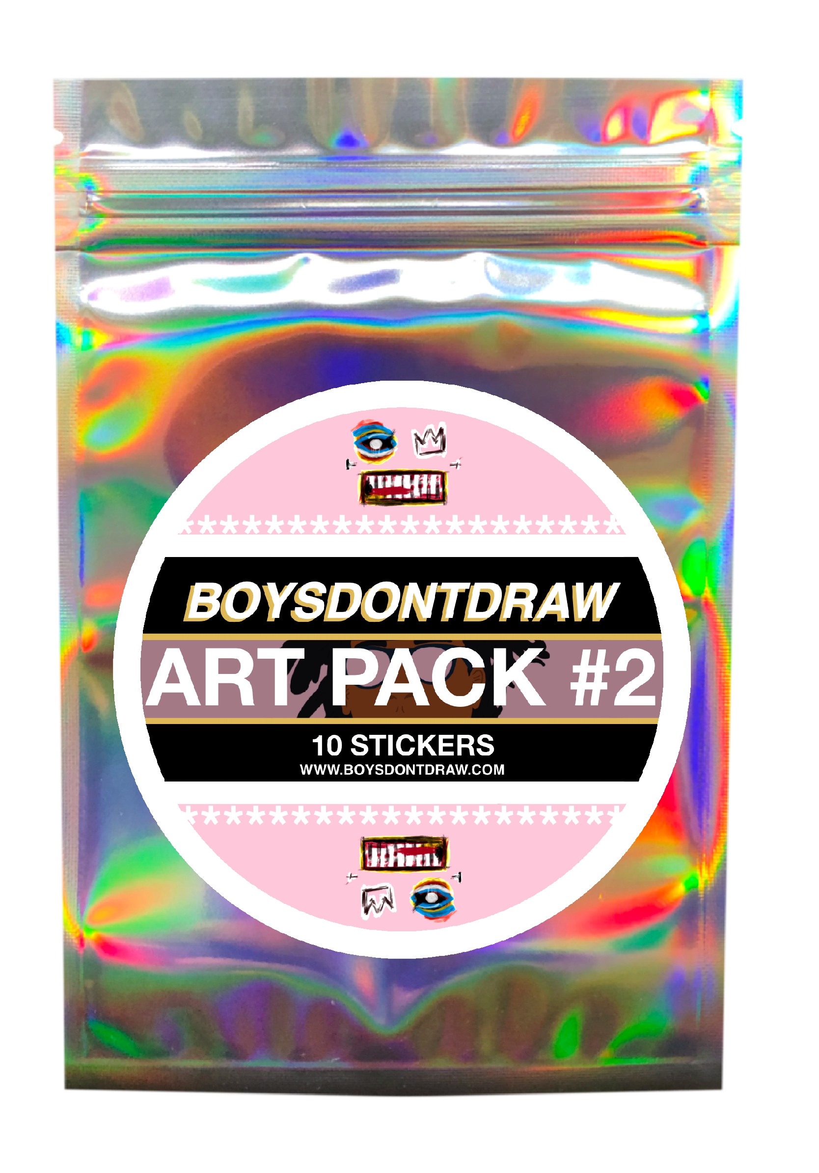 ART PACK #2 - Sticker Package - BOYSDONTDRAW