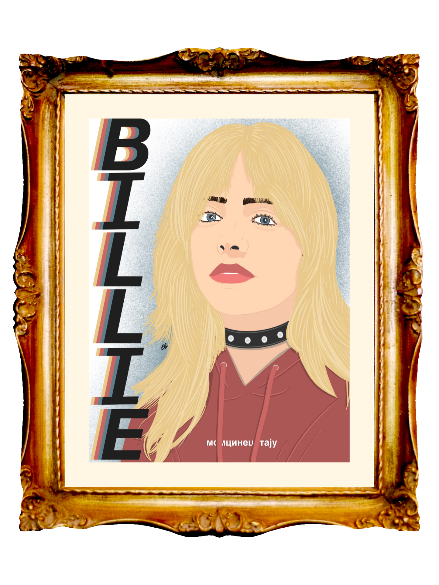 BILLIE EILISH - BLONDE BILLIE - Limited Poster by BOYSDONTDRAW 