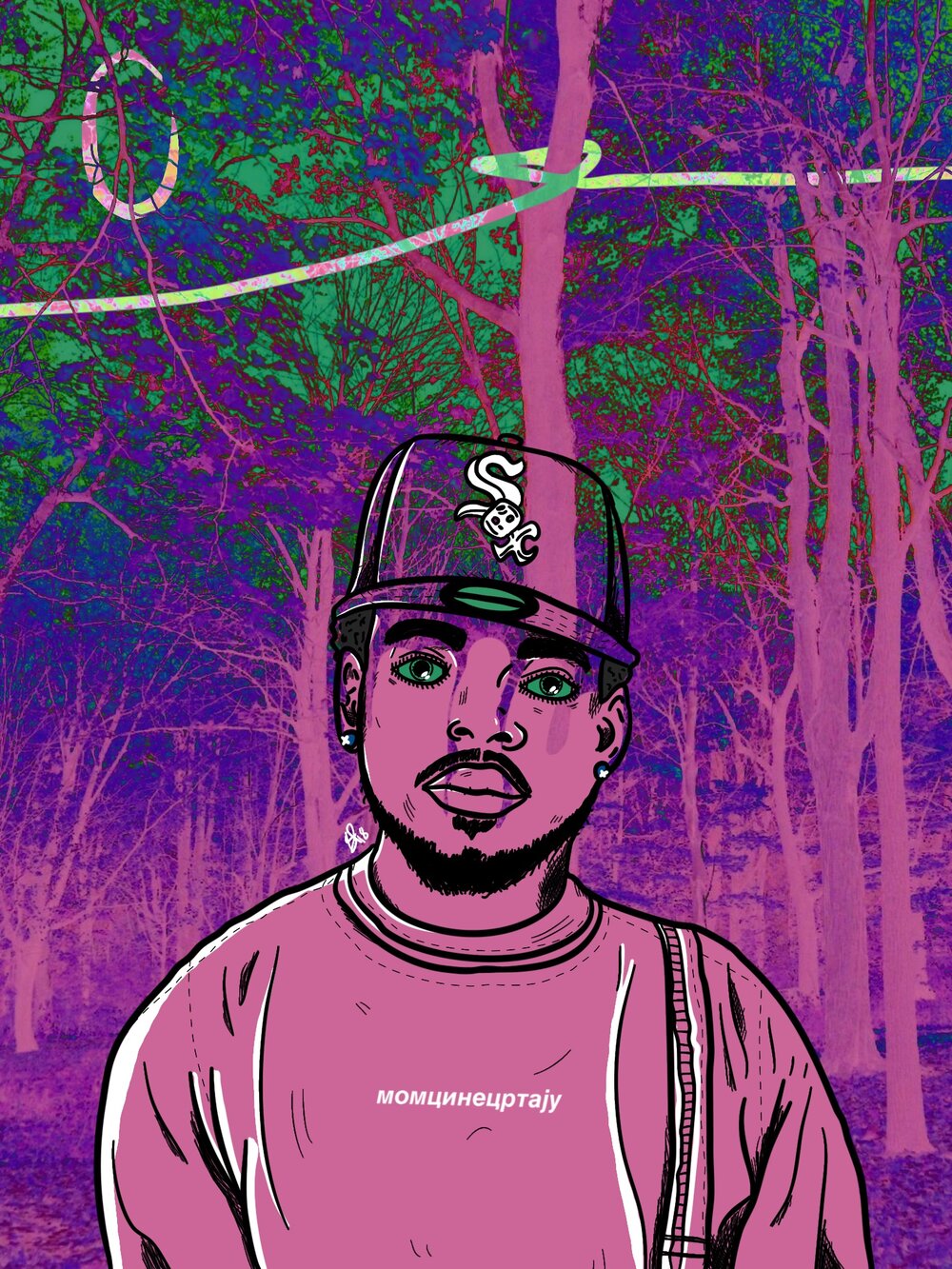 CHANCE THE RAPPER - BACKWOODS - Limited Print by BOYSDONTDRAW