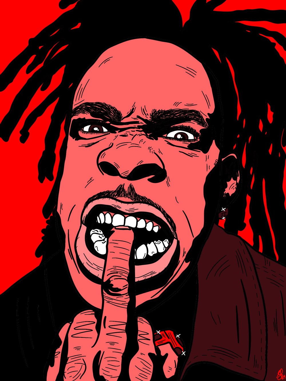 BUSTA RHYMES - "BUSTA" - Limited Poster by BOYSDONTDRAW