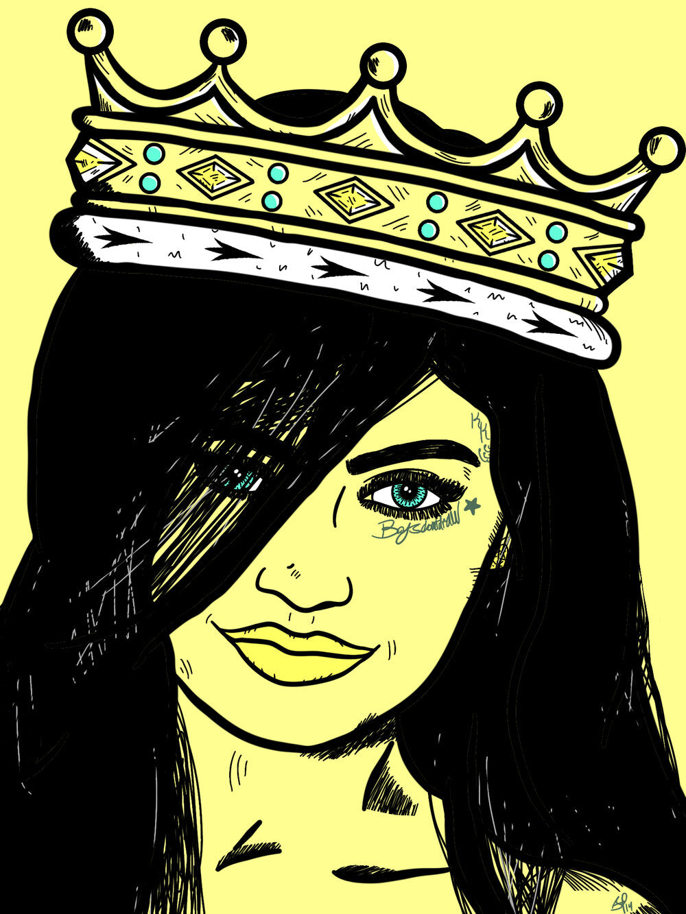 KING KYLIE - Limited Print - BOYSDONTDRAW