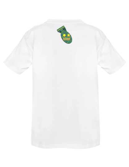 BORING DYSTOPIA (White) - T-Shirt - BOYSDONTDRAW