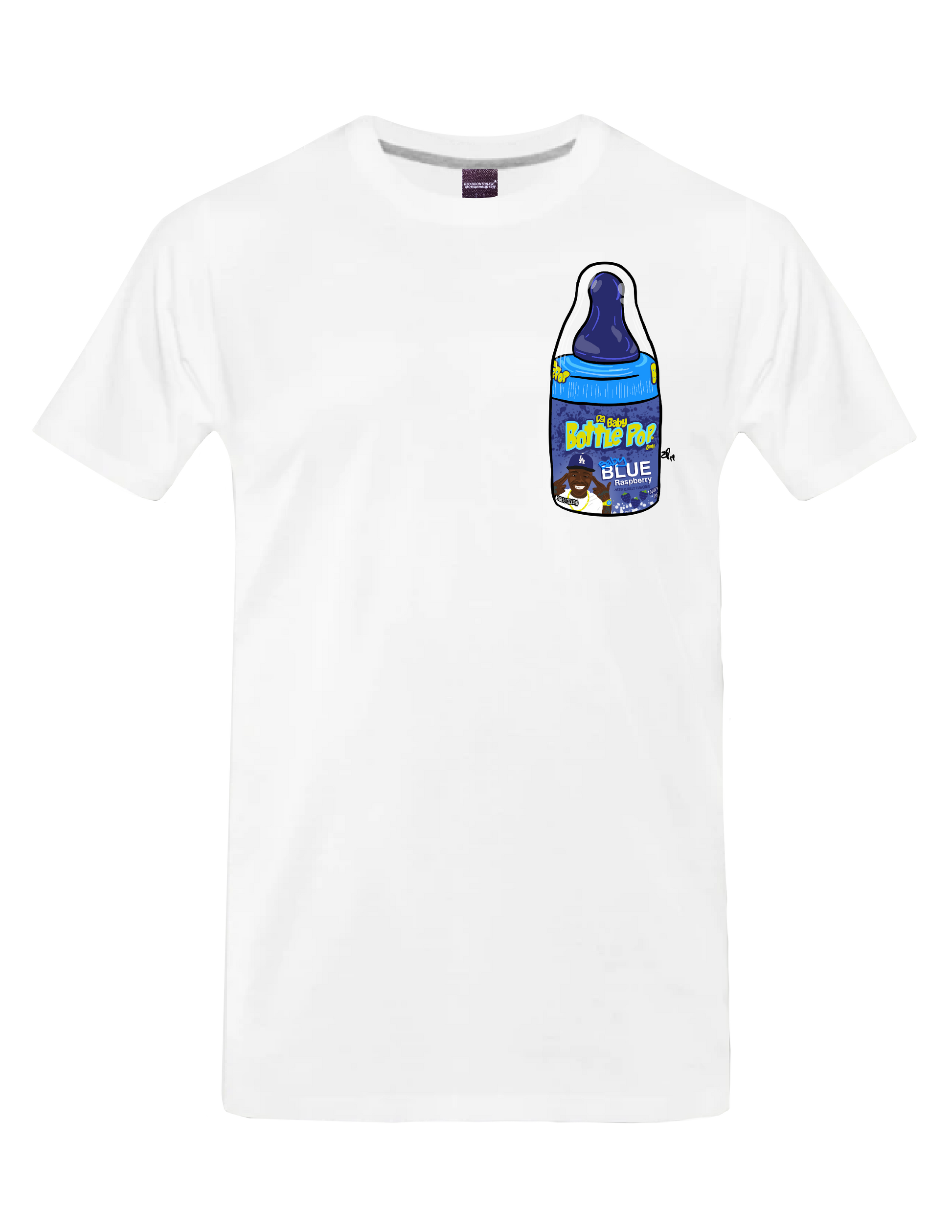 DABABY BOTTLE POP (White) - T-Shirt by BOYSDONTDRAW
