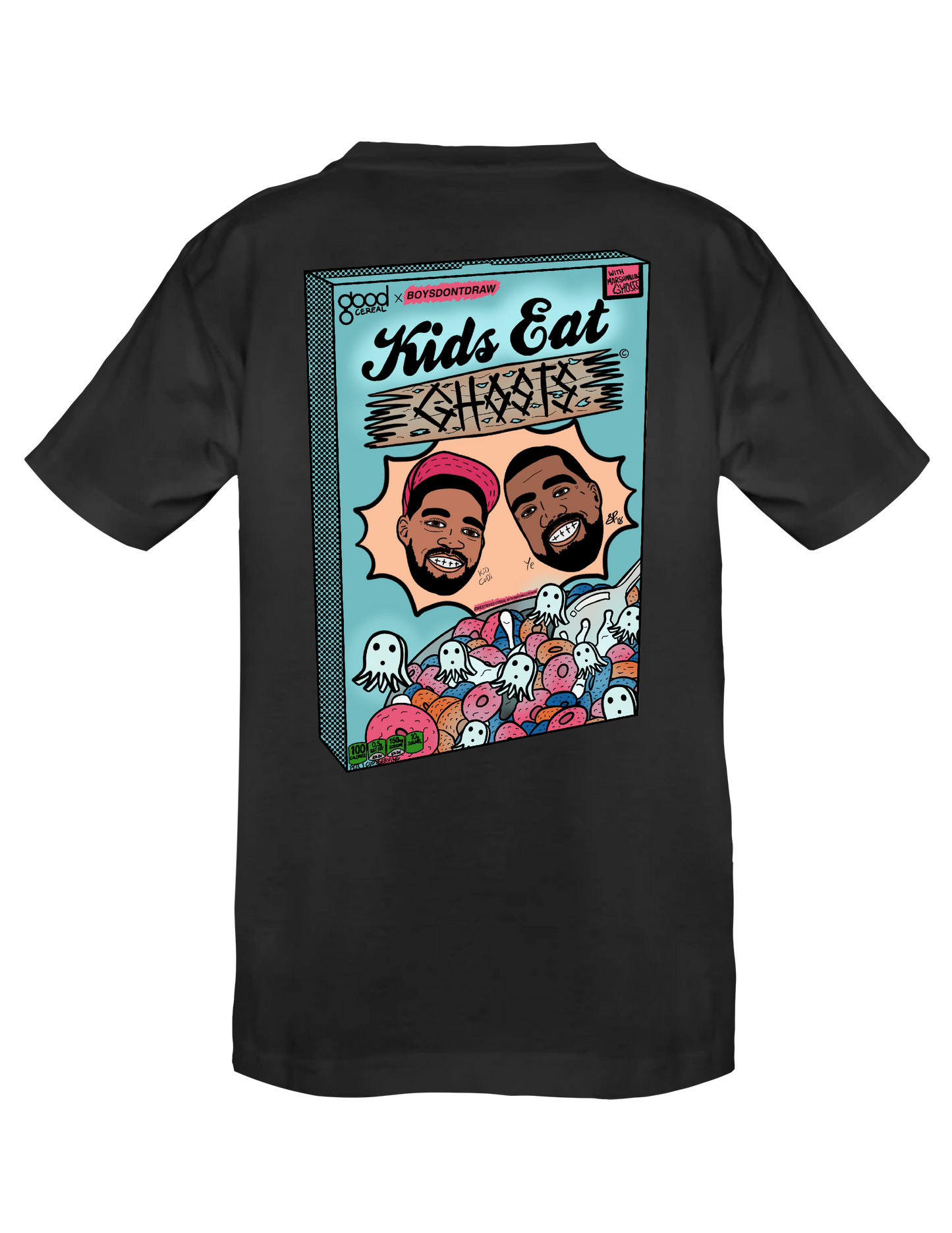 KIDS EAT GHOSTS - T-Shirt - BOYSDONTDRAW