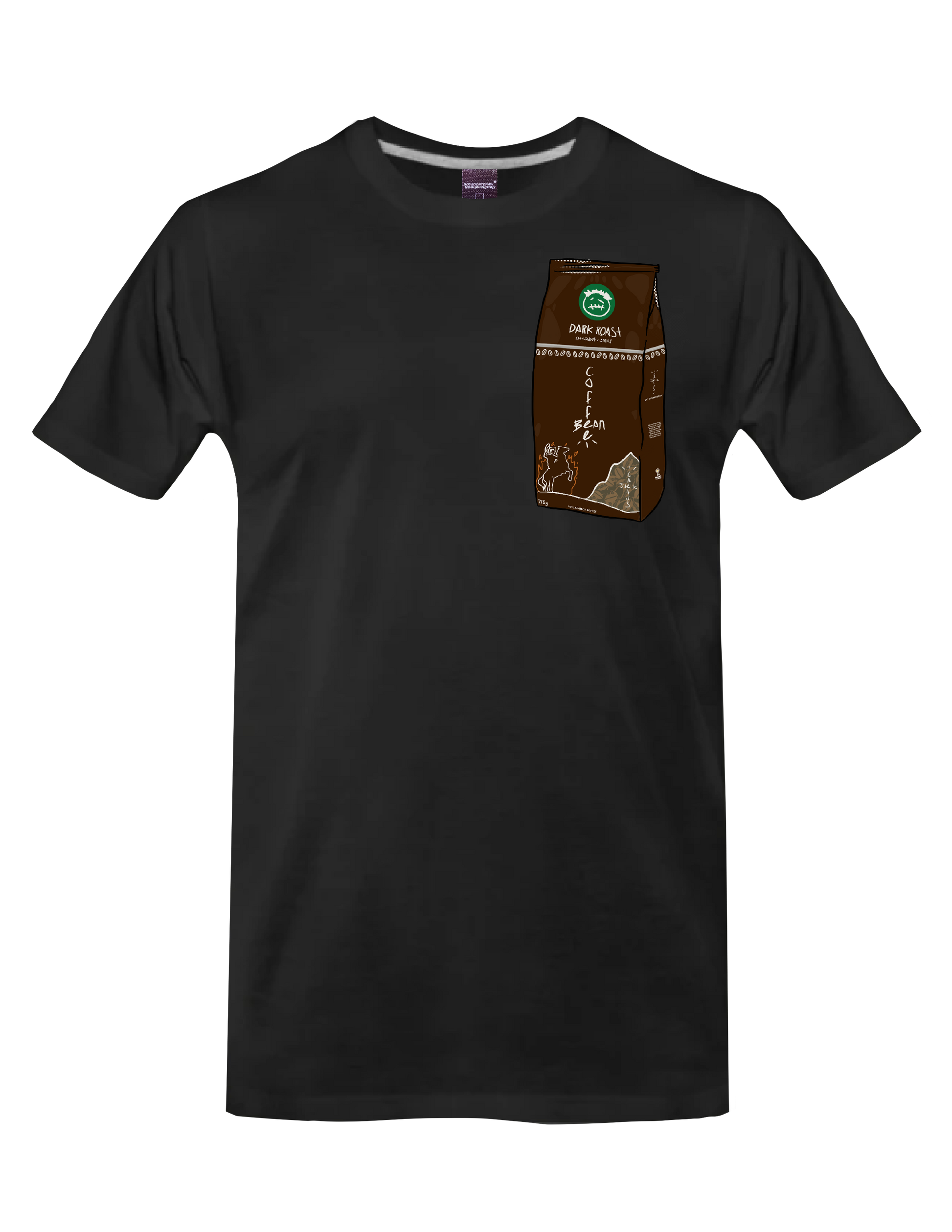 TRAVIS SCOTT - CACTUS JACK COFFEE BEAN - T-Shirt by BOYSDONTDRAW