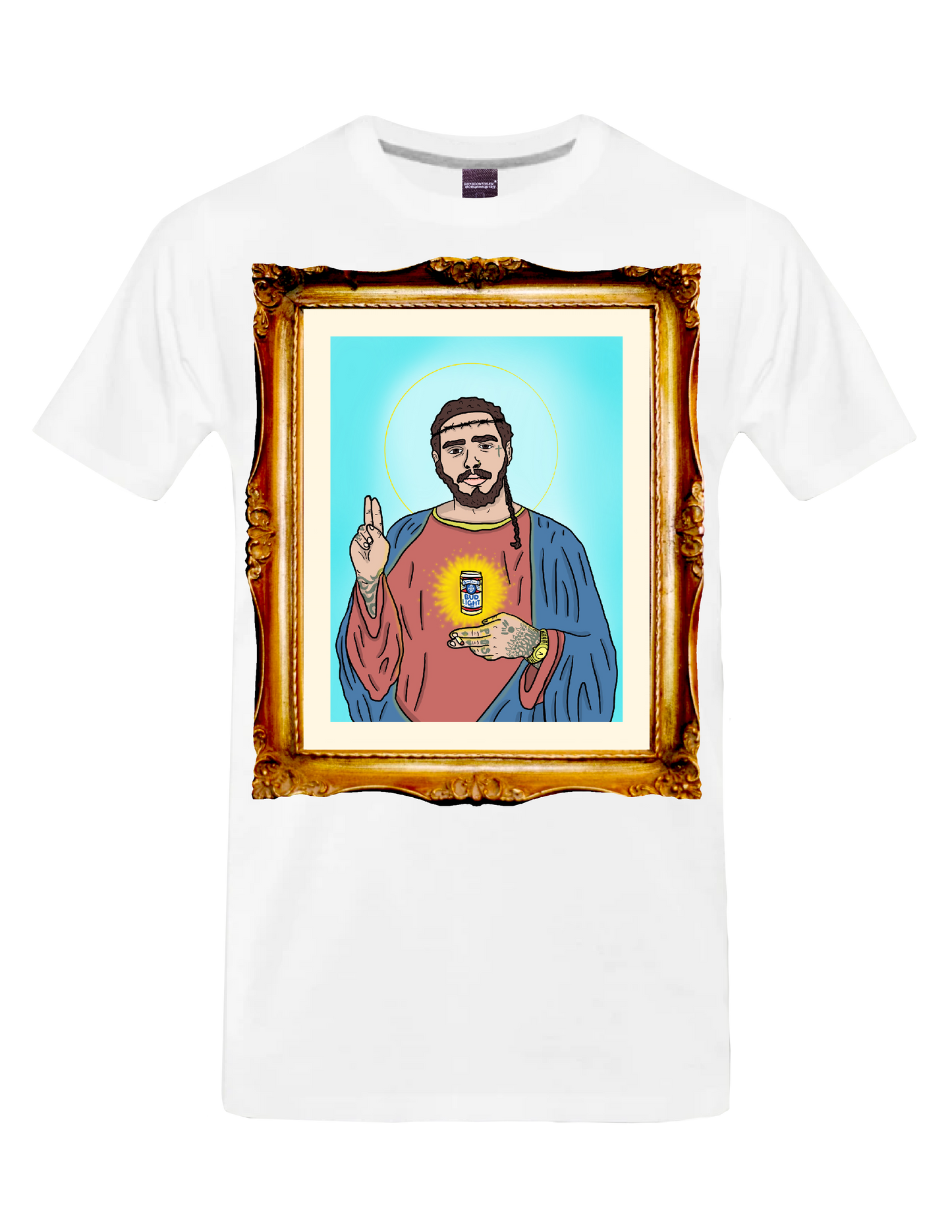 POST MALONE - "THE HOLY POST" - T-Shirt by BOYSDONTDRAW