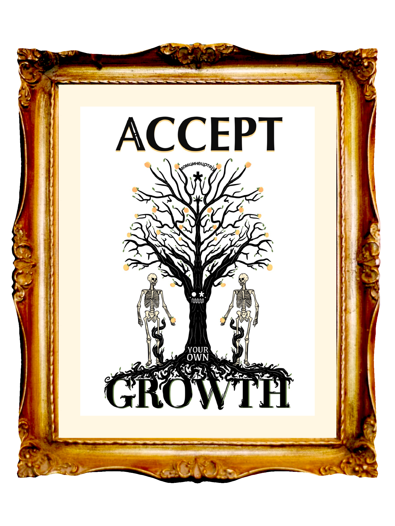 ACCEPT YOUR OWN GROWTH - Limited Poster - BOYSDONTDRAW