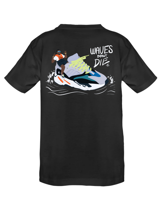 WAVERUNNER YE (Black) - T-Shirt - BOYSDONTDRAW