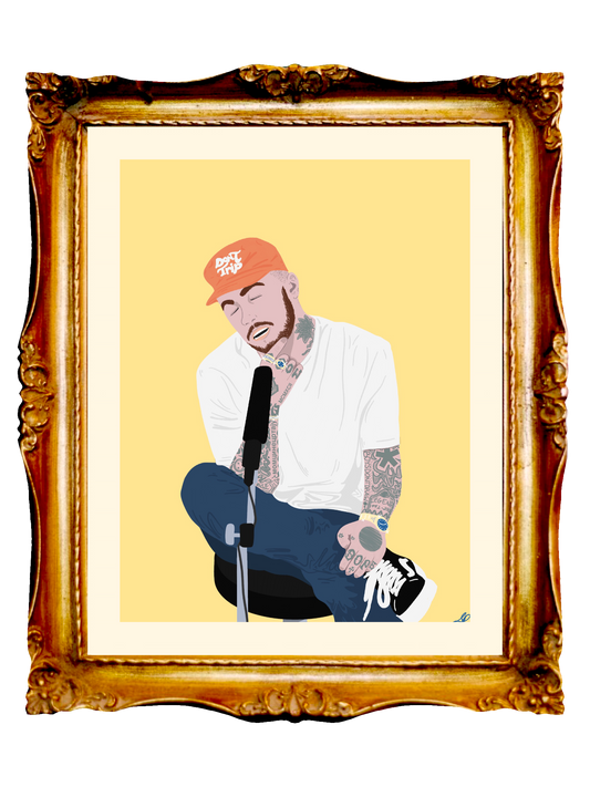 MAC MILLER - SWIMMING - Limited Poster by BOYSDONTDRAW