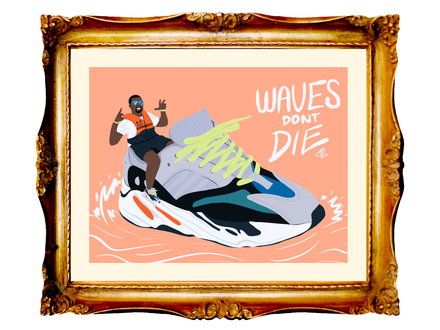 KANYE WEST - WAVERUNNER YE - Limited Poster by BOYSDONTDRAW