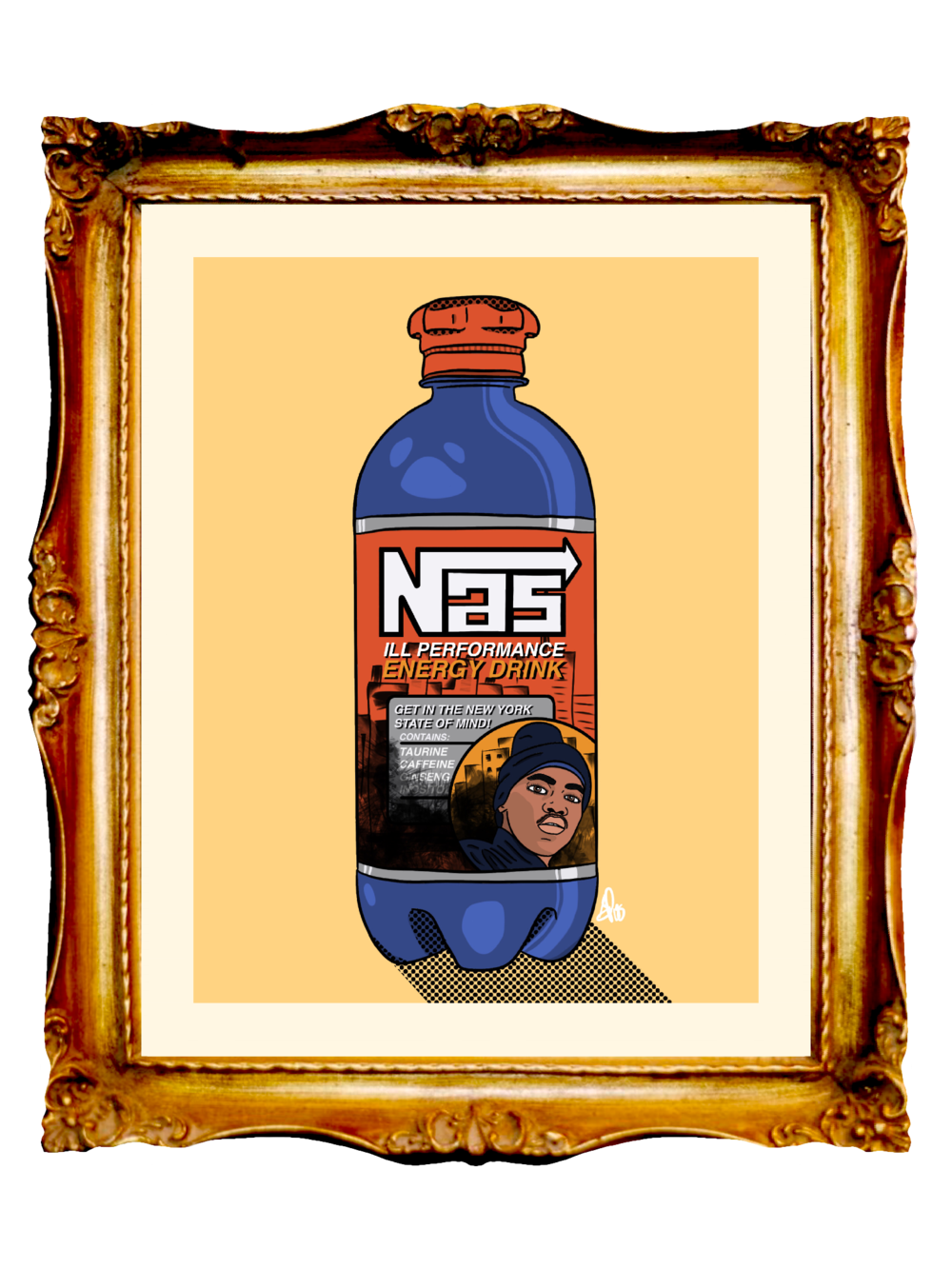 NAS ENERGY DRINK - Limited 24" x 18" Poster by BOYSDONTDRAW
