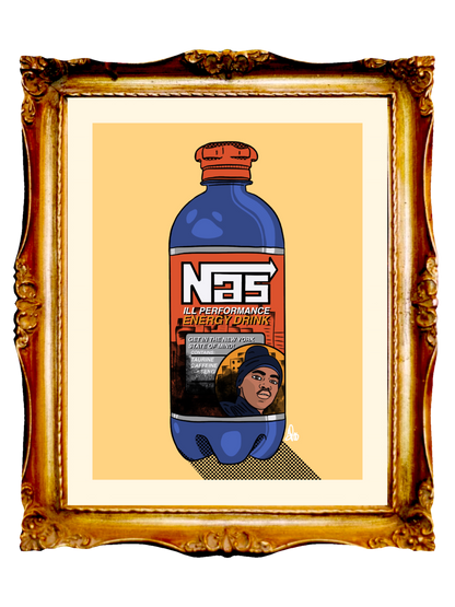 NAS ENERGY DRINK - Limited 24" x 18" Poster by BOYSDONTDRAW