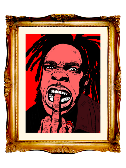 BUSTA RHYMES - "BUSTA" - Limited Poster by BOYSDONTDRAW