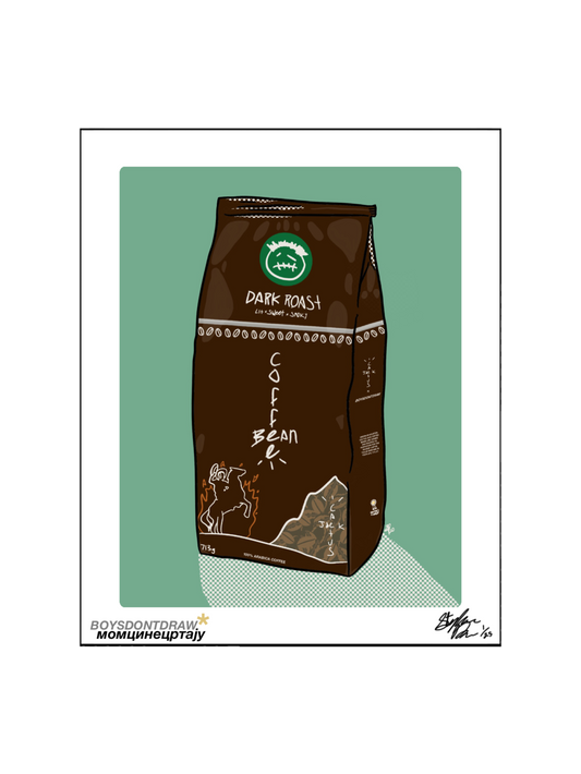 CACTUS JACK COFFEE BEAN - Limited Print - BOYSDONTDRAW