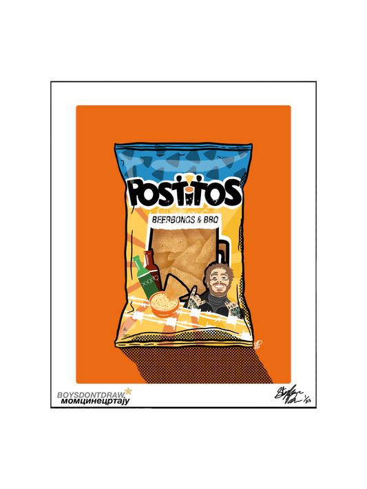 POSTITOS - Limited Print - BOYSDONTDRAW
