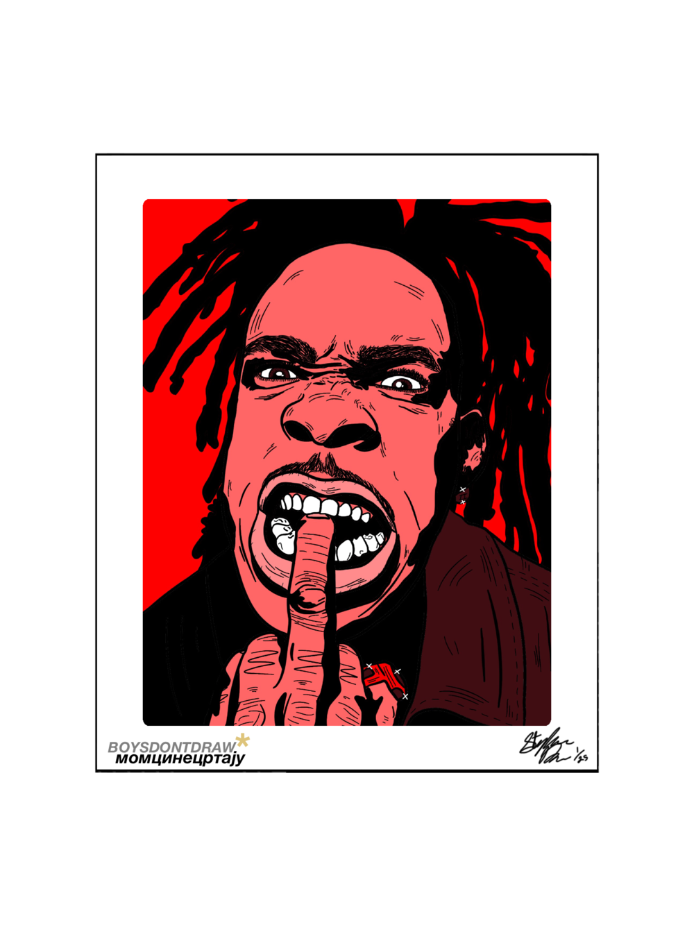 BUSTA - Limited Print - BOYSDONTDRAW