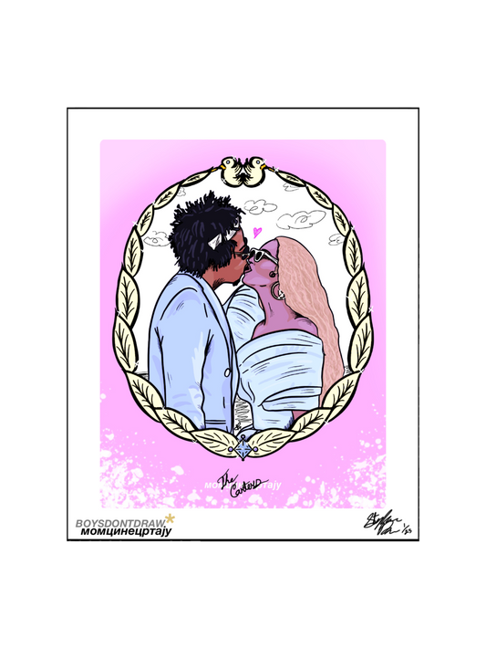 THE CARTERS - Limited Print by BOYSDONTDRAW Ft. Jay Z, Beyonce