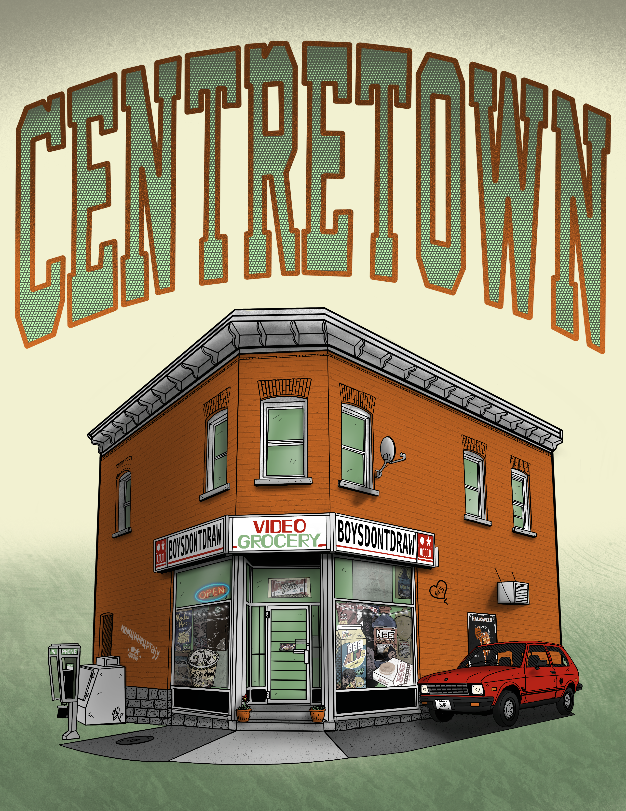 CENTRETOWN* // OTTAWA - Limited Poster by BOYSDONTDRAW