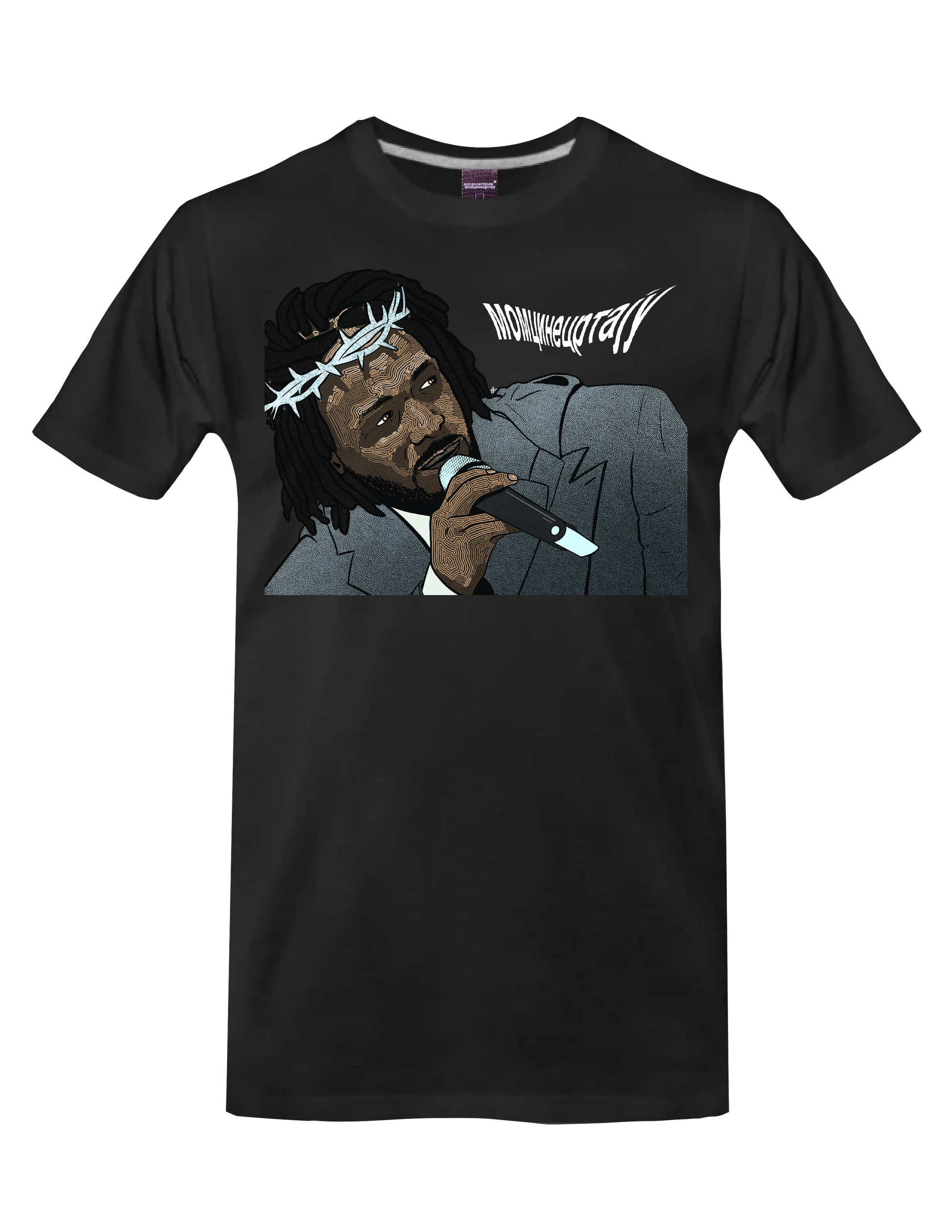 KENDRICK LAMAR - MR. MORALE* (Black) - T-Shirt by BOYSDONTDRAW