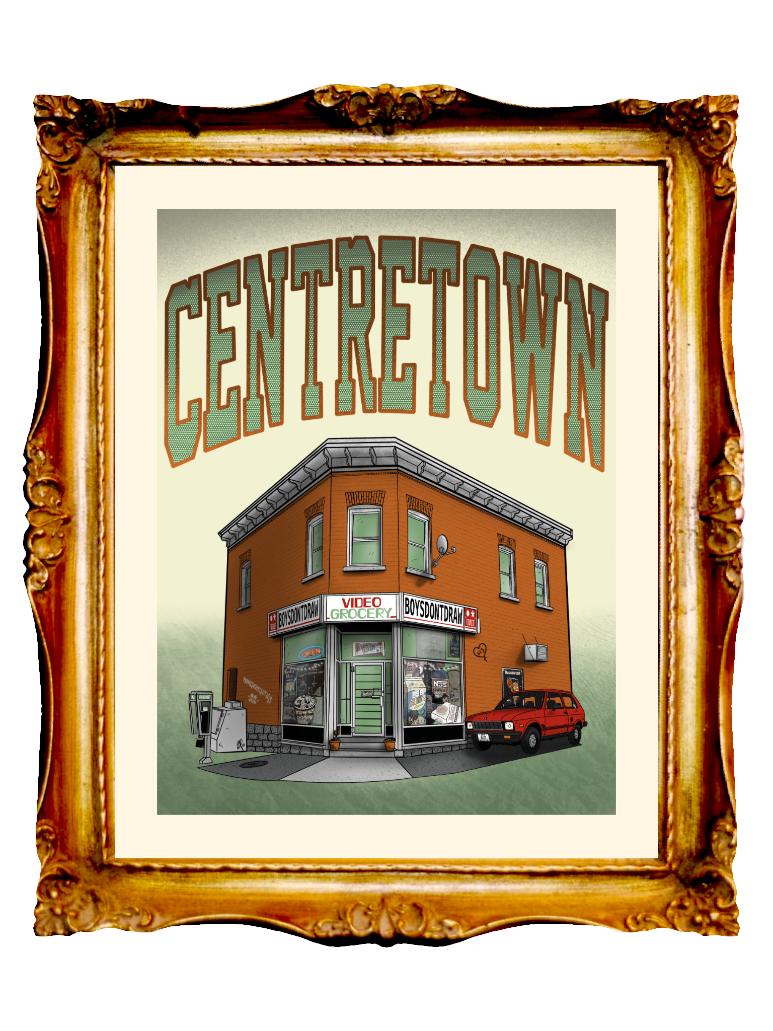 CENTRETOWN* // OTTAWA - Limited Poster by BOYSDONTDRAW