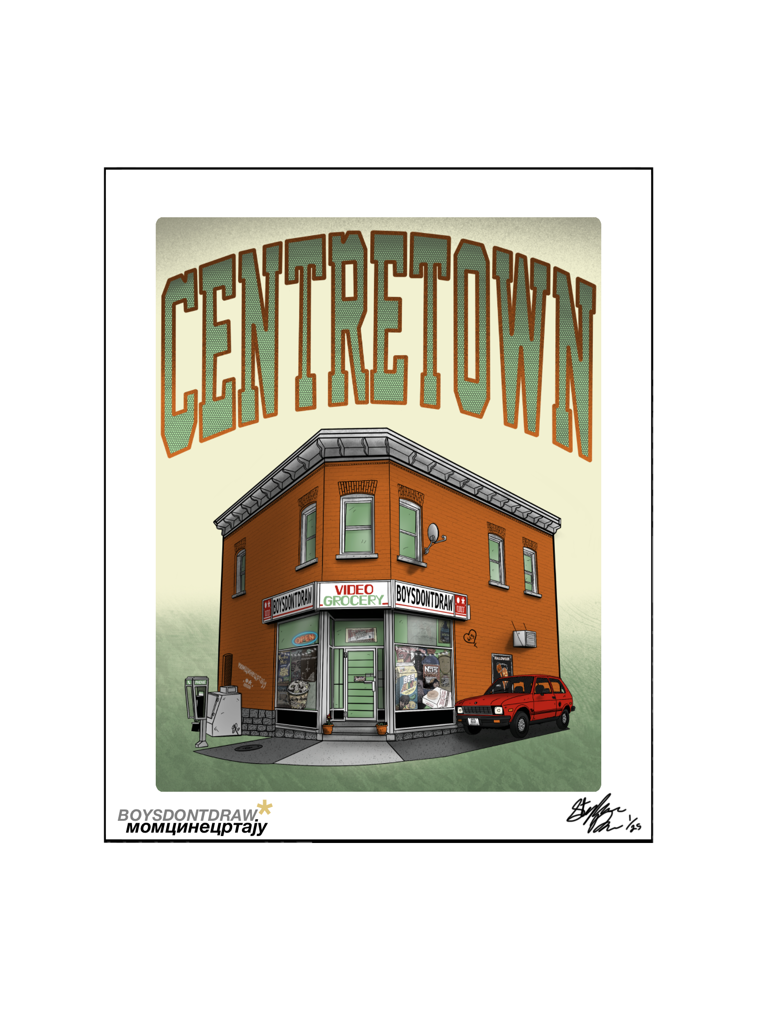CENTRETOWN* // OTTAWA - Limited Print by BOYSDONTDRAW