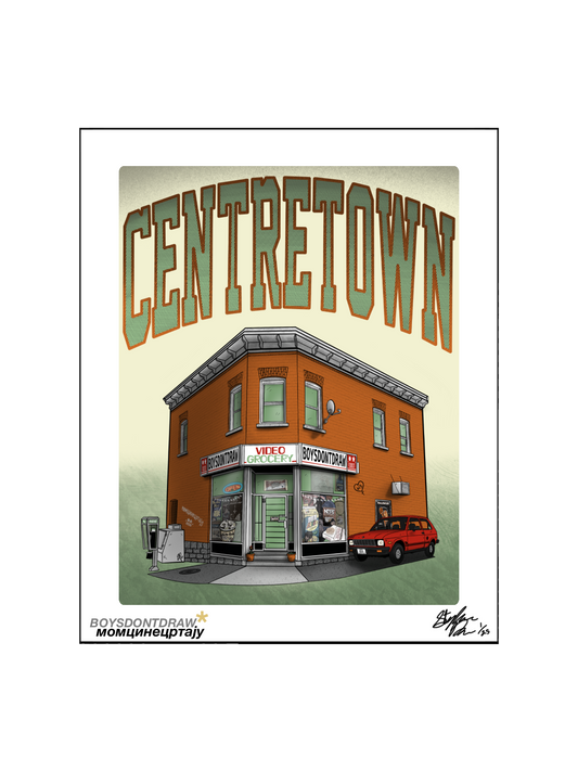 CENTRETOWN* // OTTAWA - Limited Print by BOYSDONTDRAW