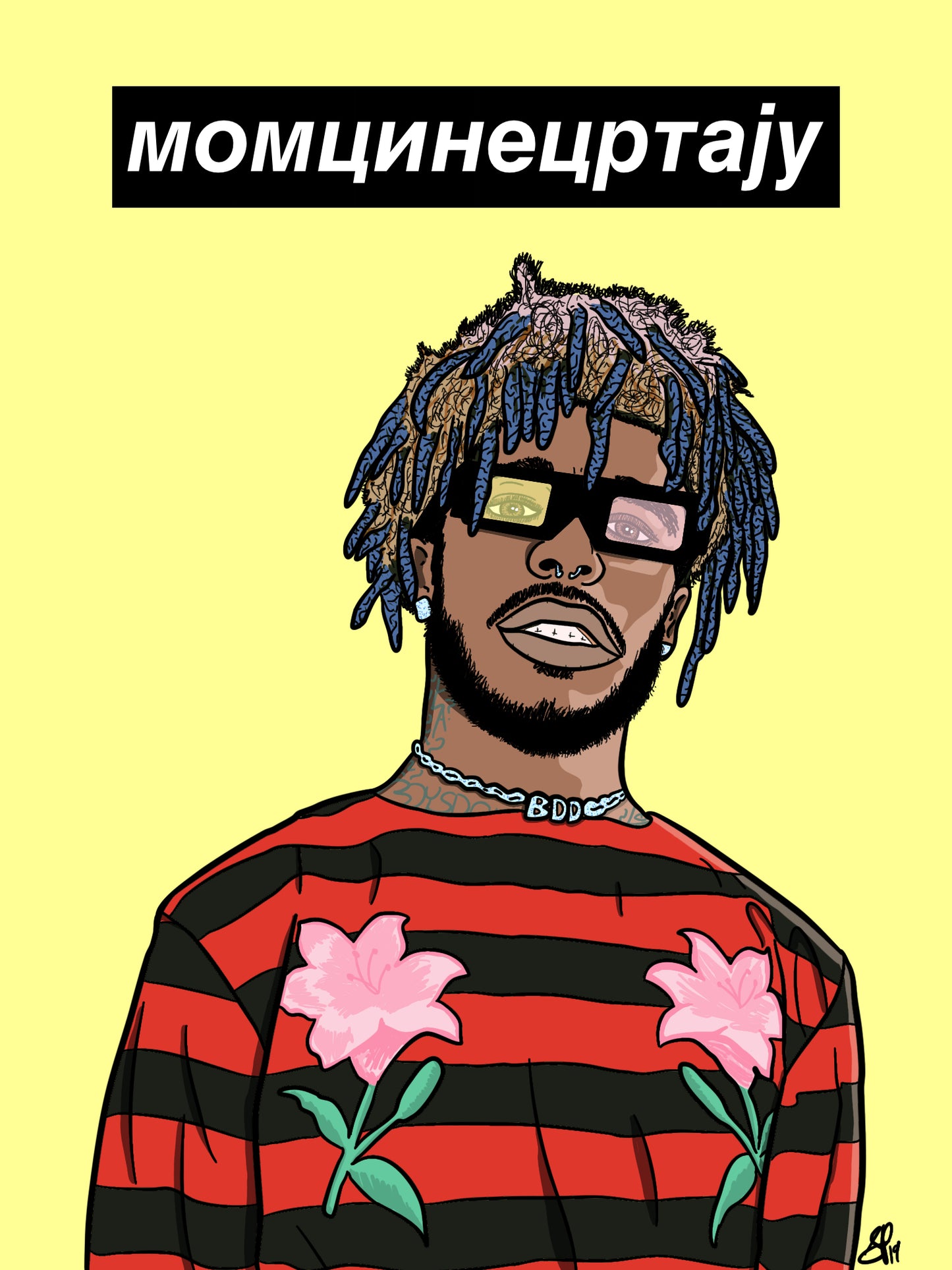 LIL UZI VERT - "UZI" - Limited 24" x 18" Poster by BOYSDONTDRAW