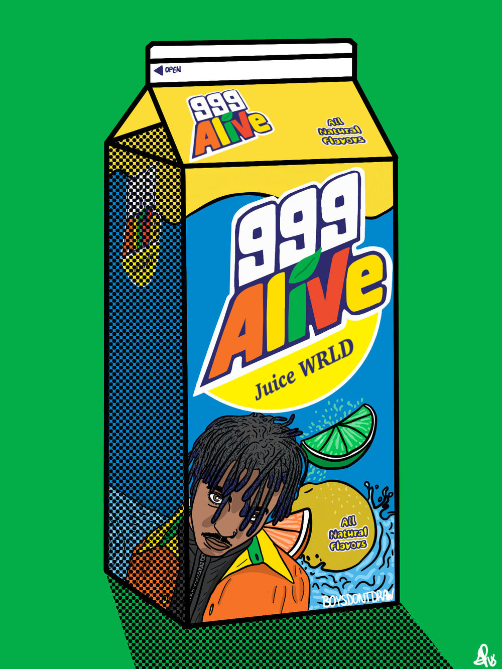 999 ALIVE - Limited Poster - BOYSDONTDRAW