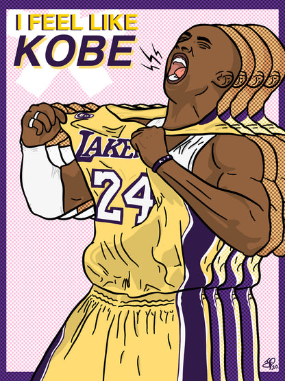 KOBE BRYANT - I FEEL LIKE KOBE* - Limited Print by BOYSDONTDRAW