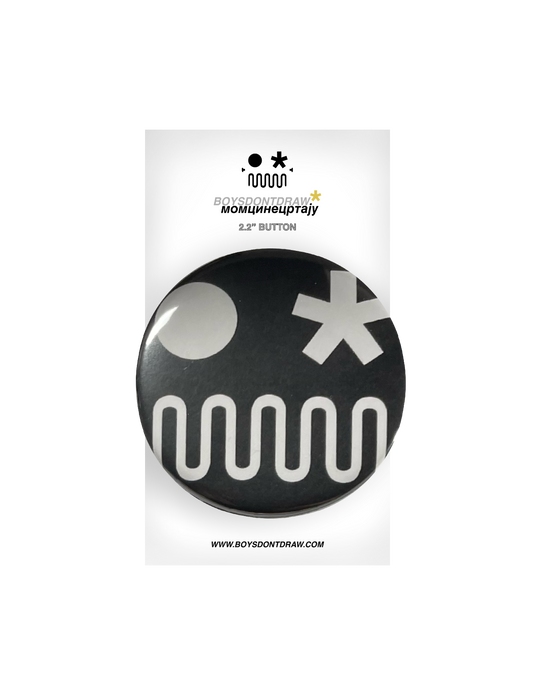 CLASSIC ROBO FACE - Button - BOYSDONTDRAW