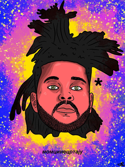THE WEEKND - STARBOY - Limited Poster by BOYSDONTDRAW